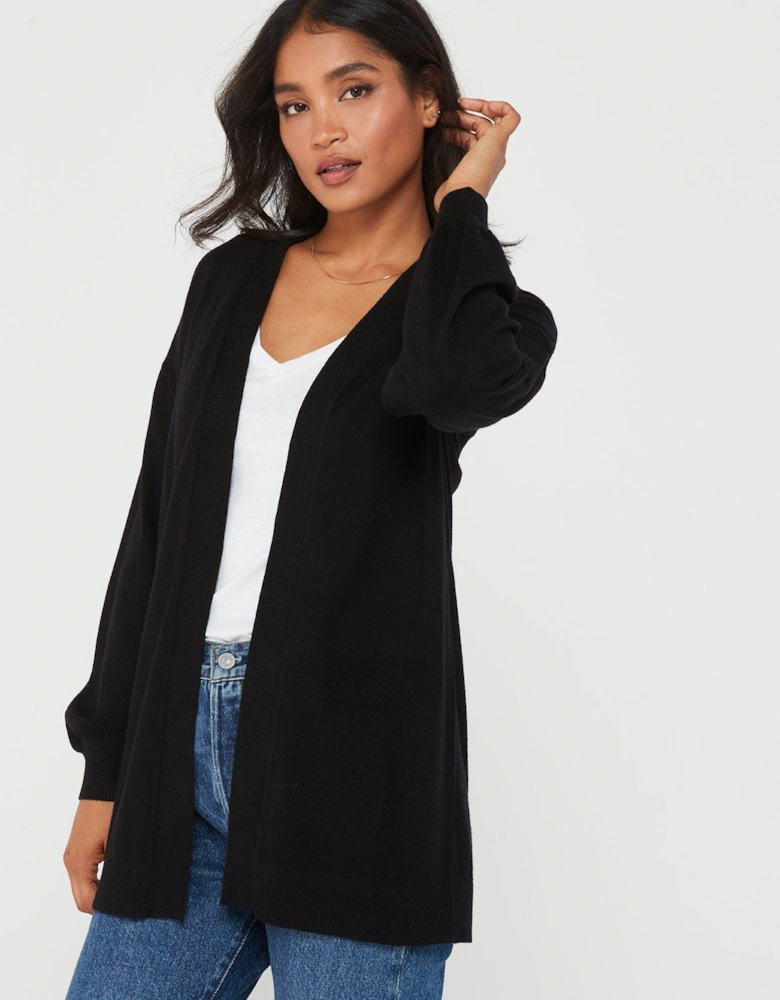 Edge To Edge Knitted Cardigan