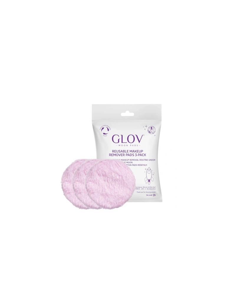 GLOV® Reusable Cosmetic Pads - Pink (Pack of 3) - GLOV