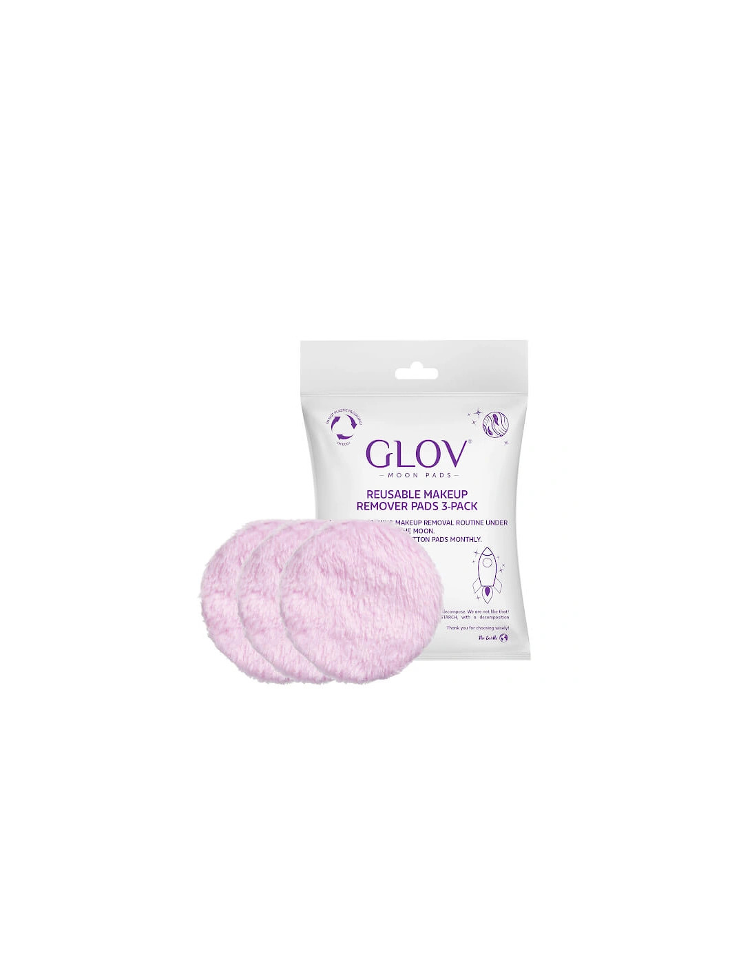 GLOV® Reusable Cosmetic Pads - Pink (Pack of 3), 2 of 1