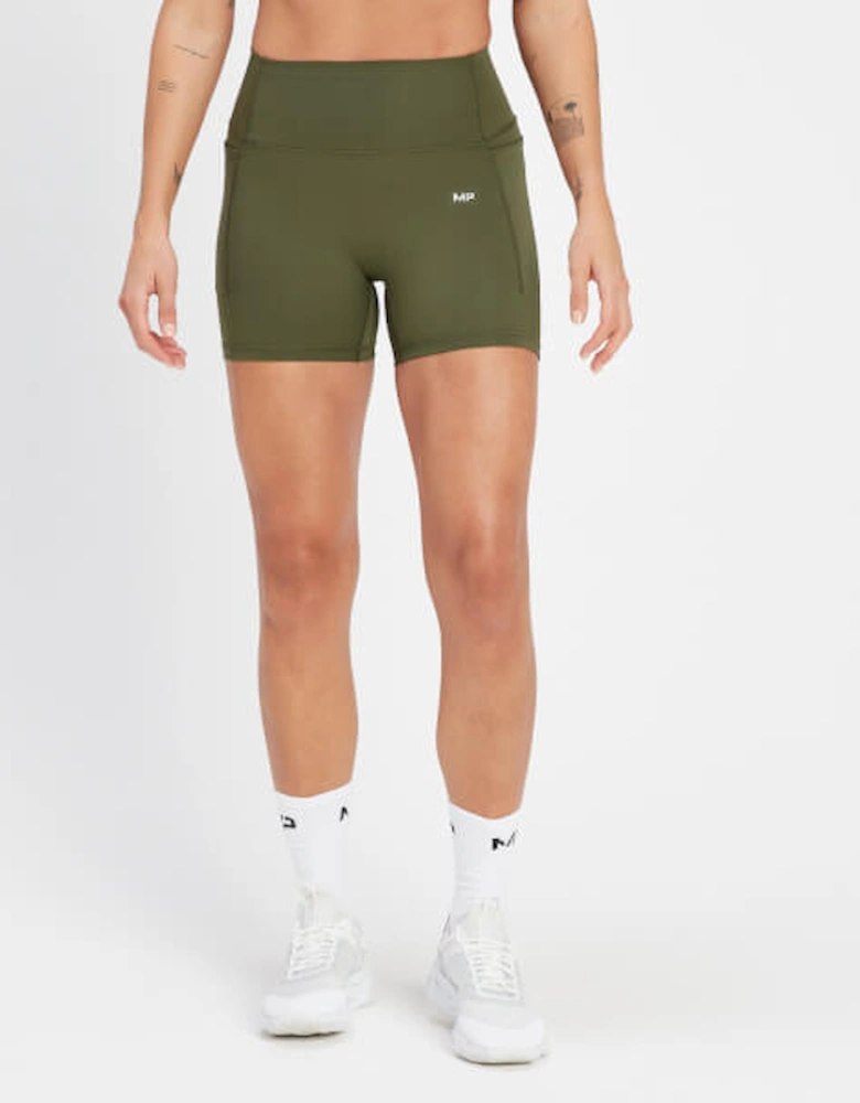 Women's Adapt Booty Short - Olive Green