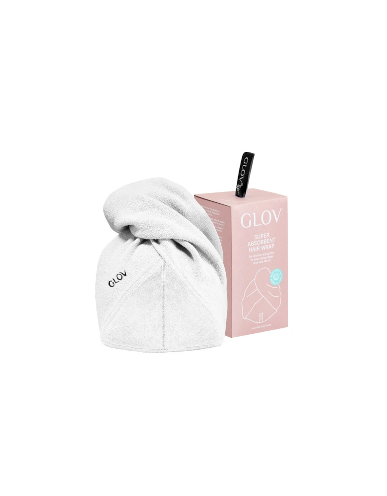 GLOV® Ultra–Absorbent Hair Towel Wrap - Original White - GLOV
