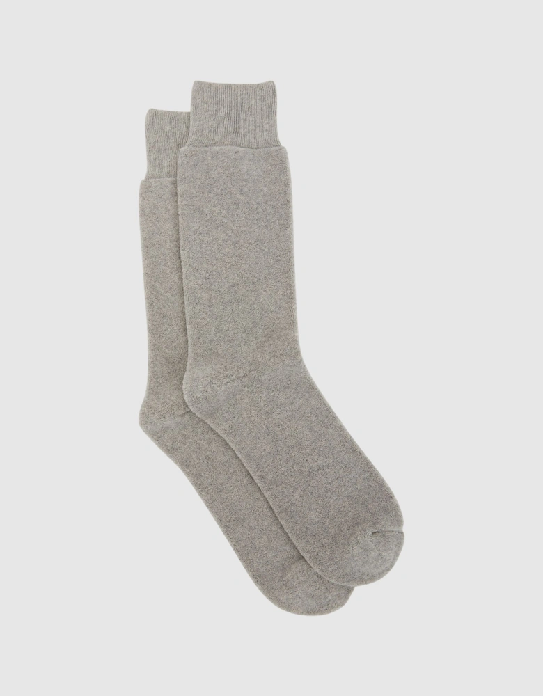 Cotton Blend Terry Towelling Socks