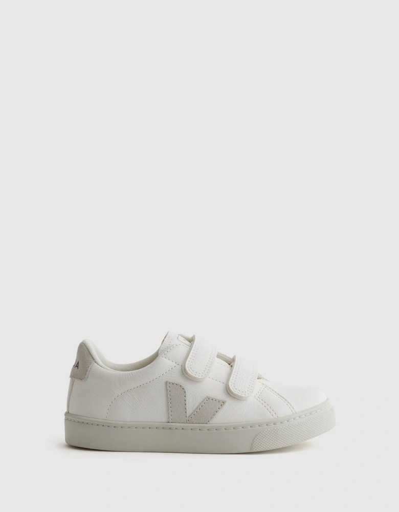 Veja Leather Velcro Trainers