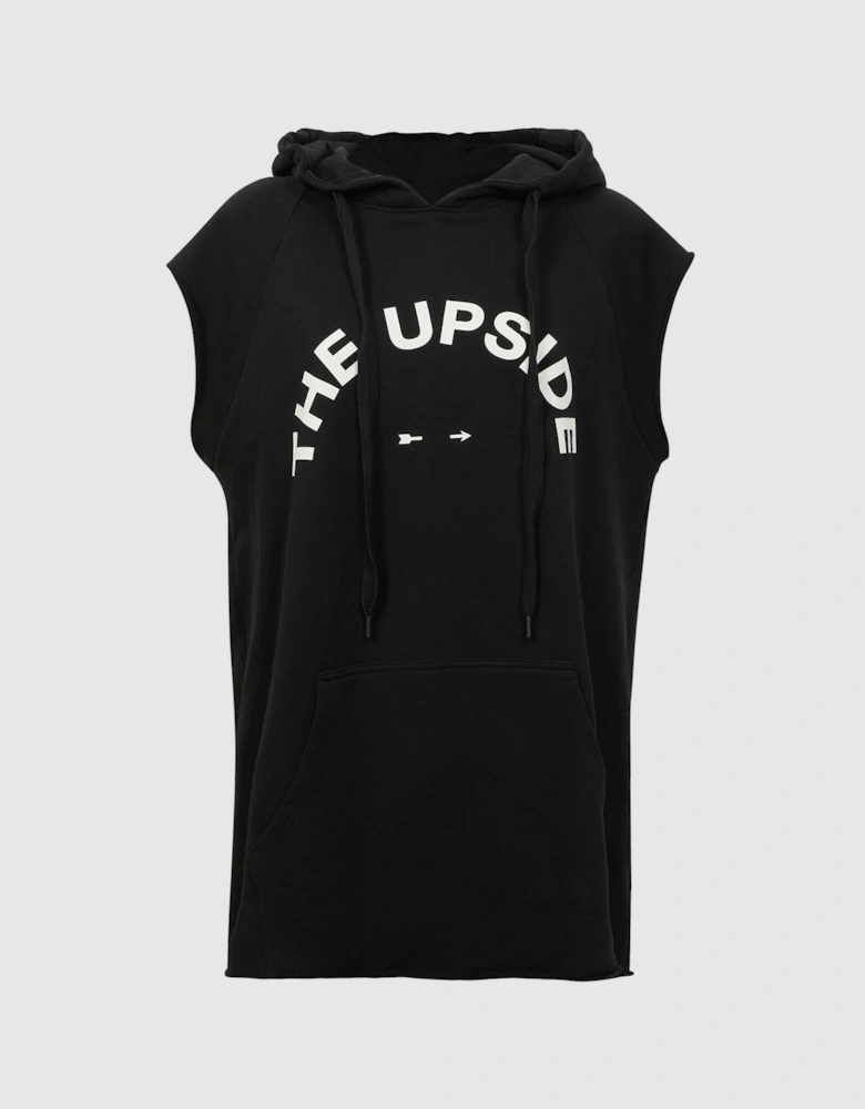 The Upside Cotton Sleeveless Hooded Jumper