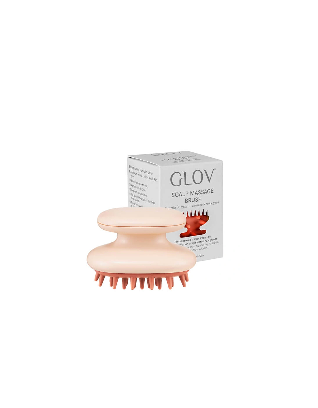 GLOV® Scalp Massage Brush for Improved Microcirculation, Exfoliation and Hair Growth, 2 of 1