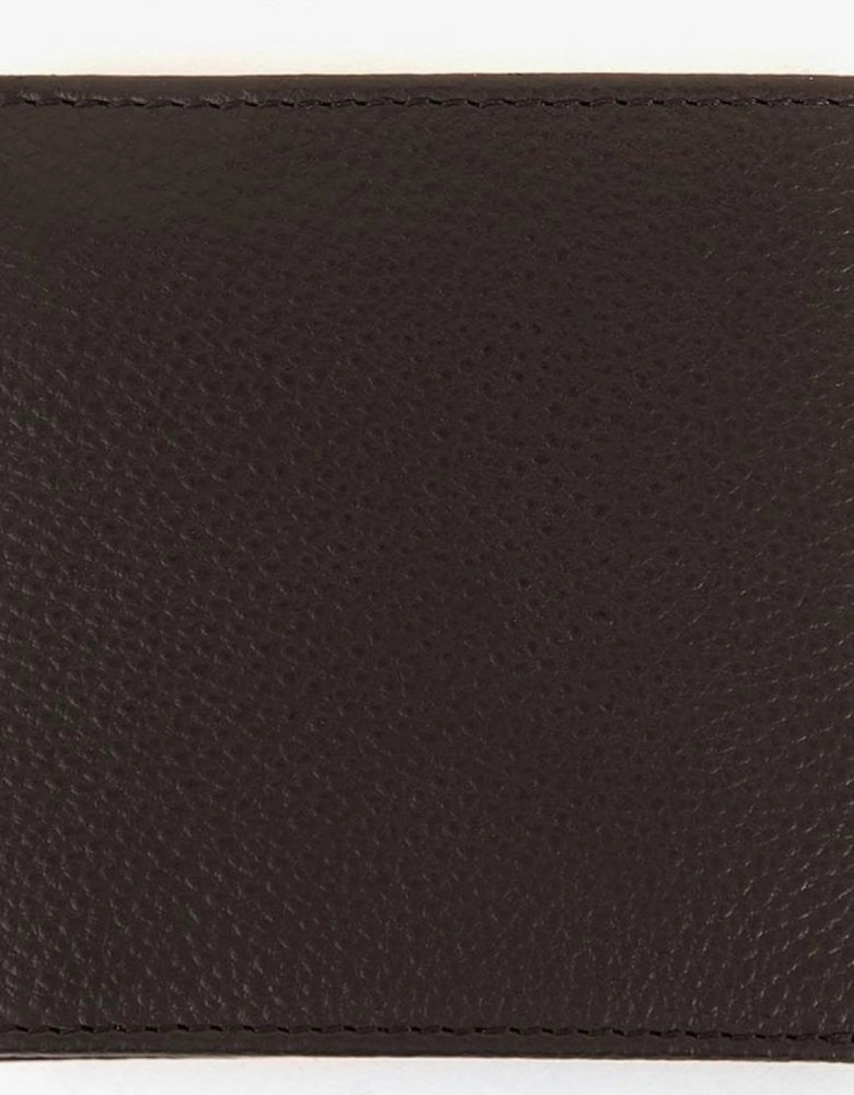 Barbour Black Debossed Logo Wallet In Gift Box