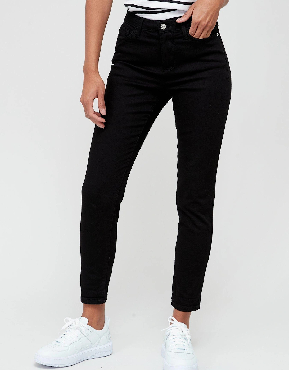 Relaxed Skinny Jeans - Black, 3 of 2