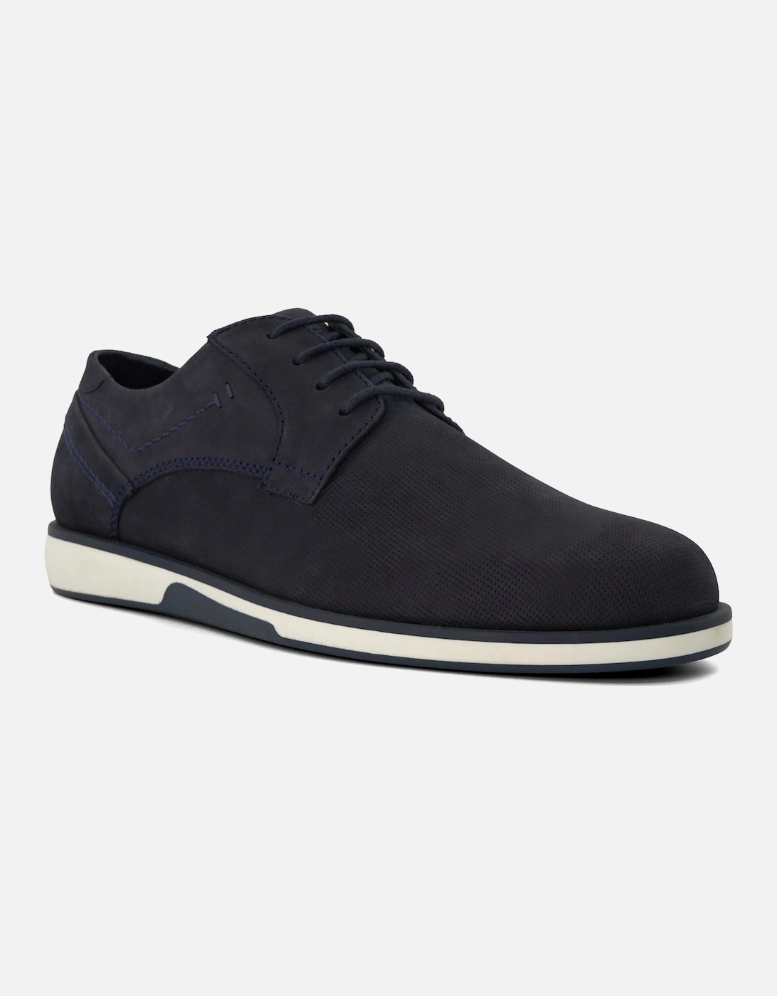 Mens Bradfield - Perforated Leather Casual Shoes, 5 of 4