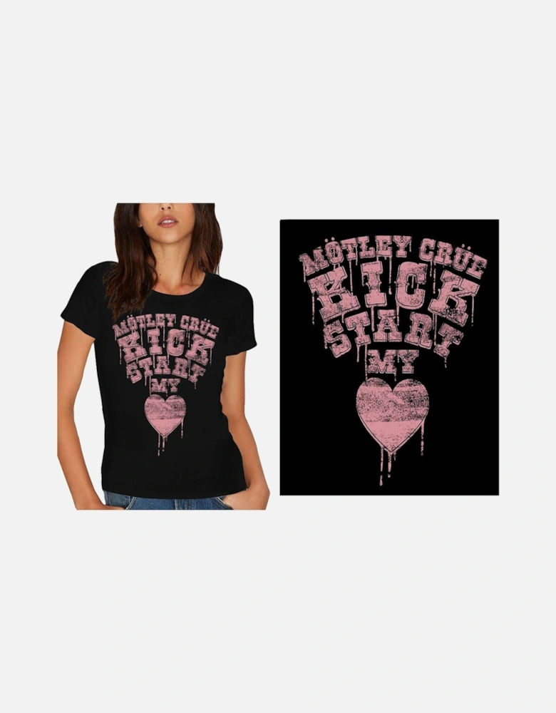 Womens/Ladies Kick Start My Heart T-Shirt