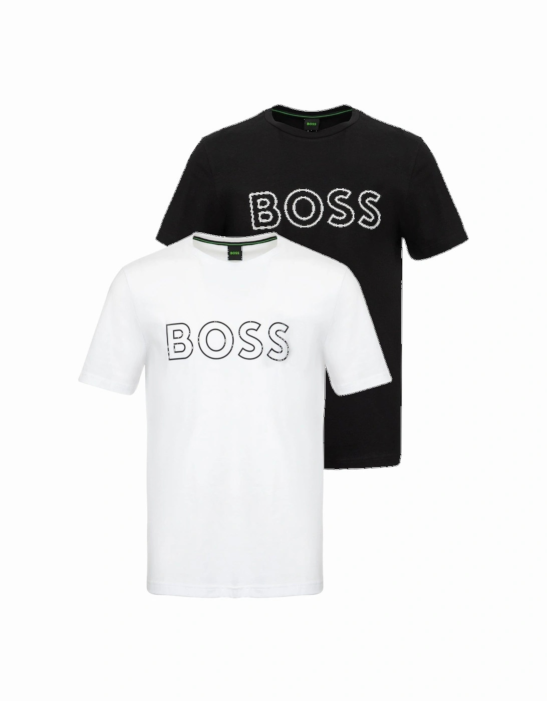 Boss T Shirt 2 Pack White/Black, 4 of 3