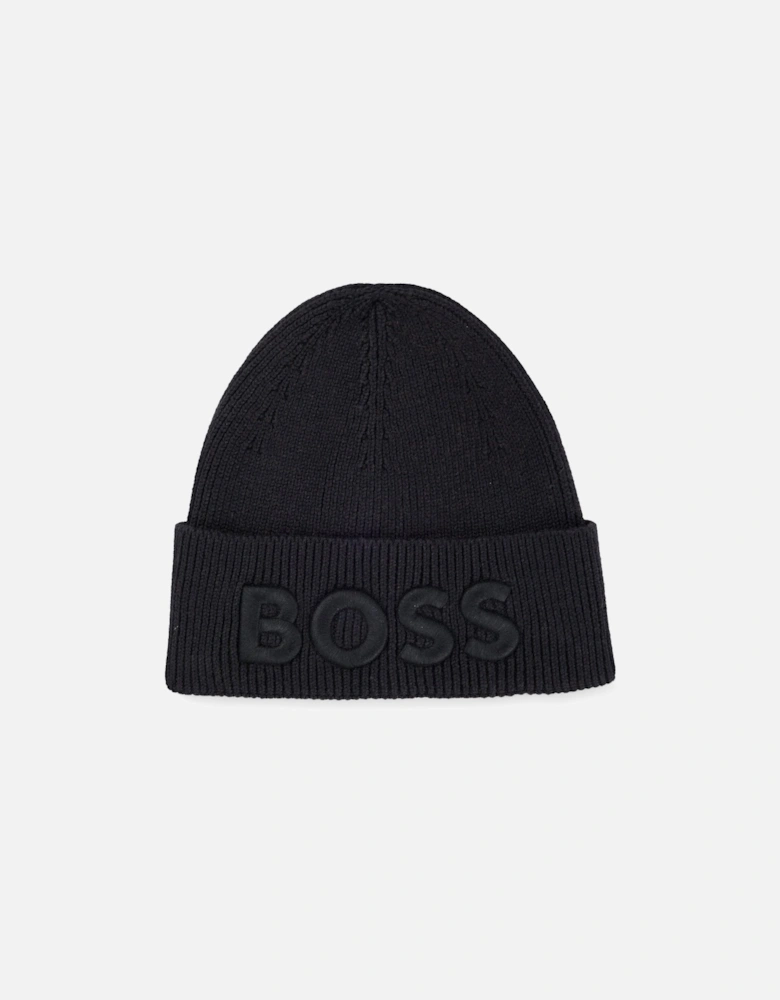 Boss Afox Beanie Hat Black