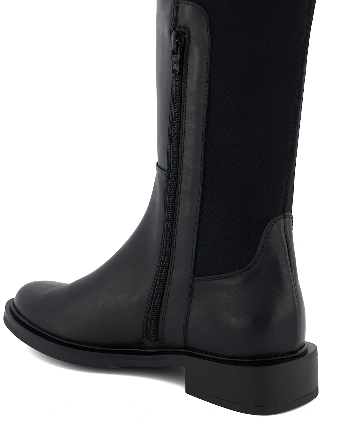 Ladies Text - Casual Knee High Stretch Boots