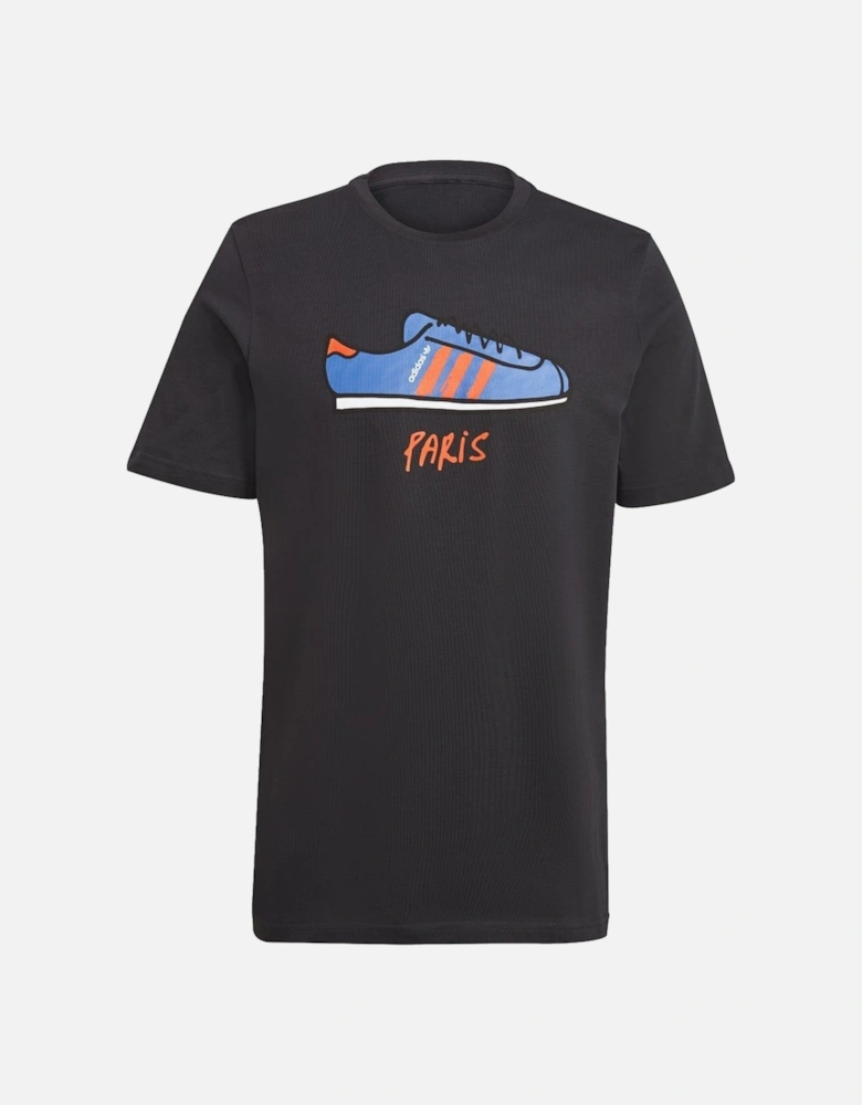 Mens Paris Shoe T - Shirt