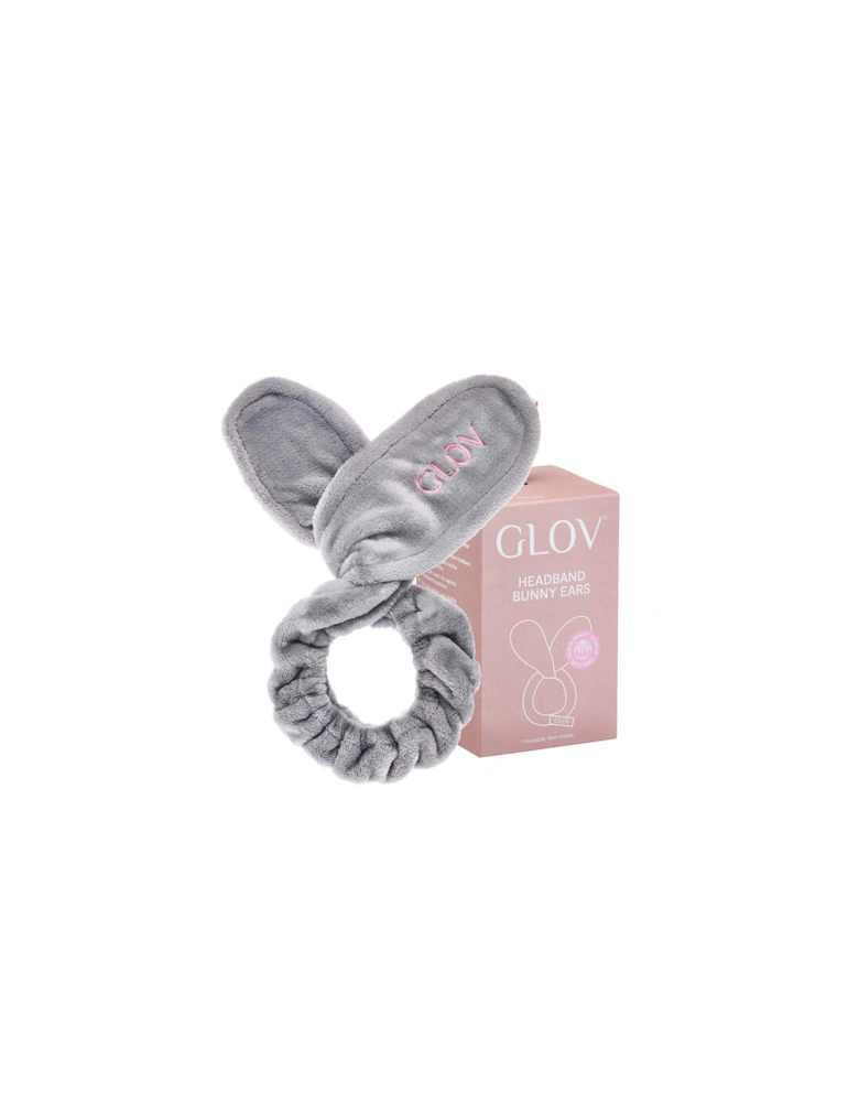 GLOV® Bunny Ears Hair Protecting Headband and Hair Tie - Grey - GLOV