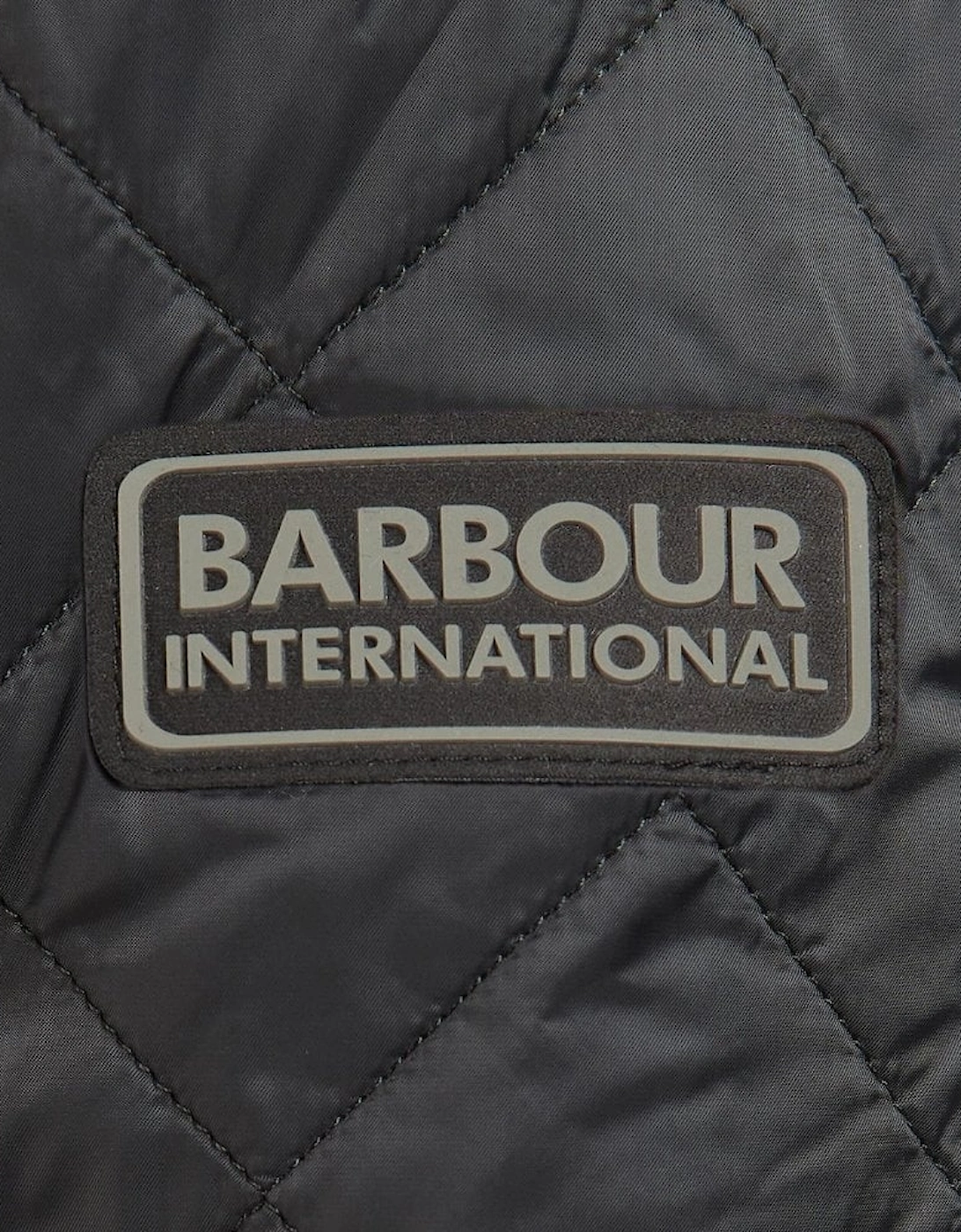 Barbour Men's Black Tourer Ariel Polarquilt Jacket.