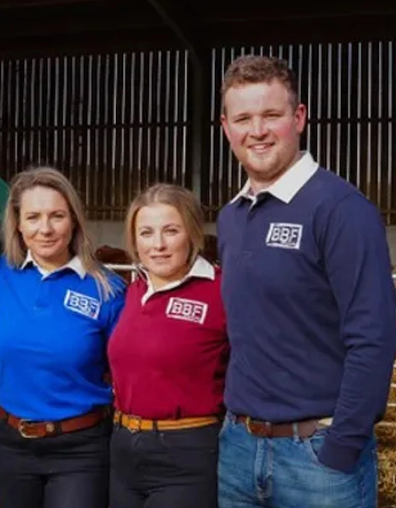 Back British Farming Men's Premium Rugby Shirt Navy