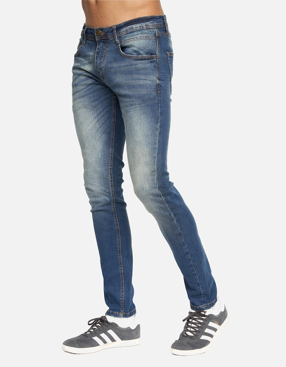 Duck and Cover Mens Tranfold Slim Jeans