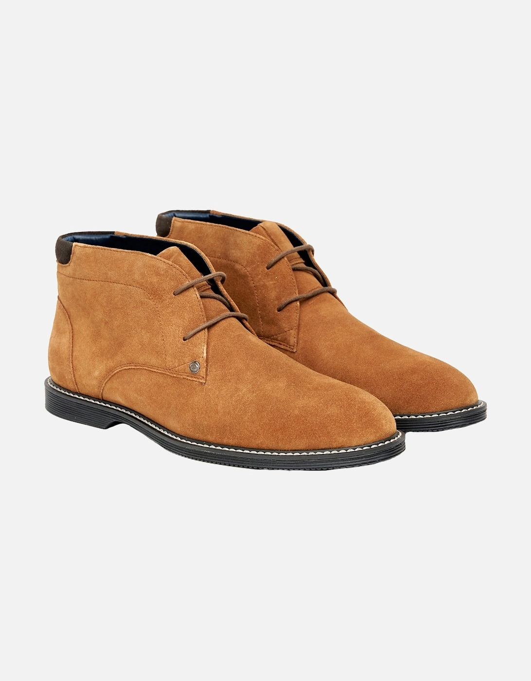 Duck and Cover Mens Chuckwall Suede Ankle Boots, 4 of 3