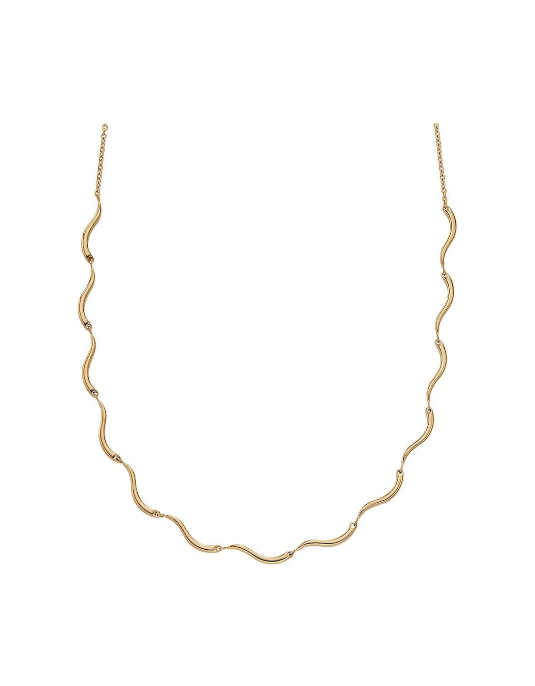 Agnethe Yellow Gold Tone Necklace, 2 of 1