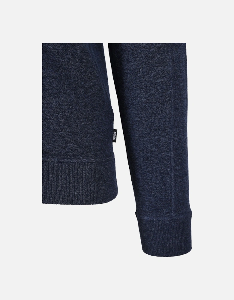 Boss Mentolo Full Zip Knitwear Dark Blue