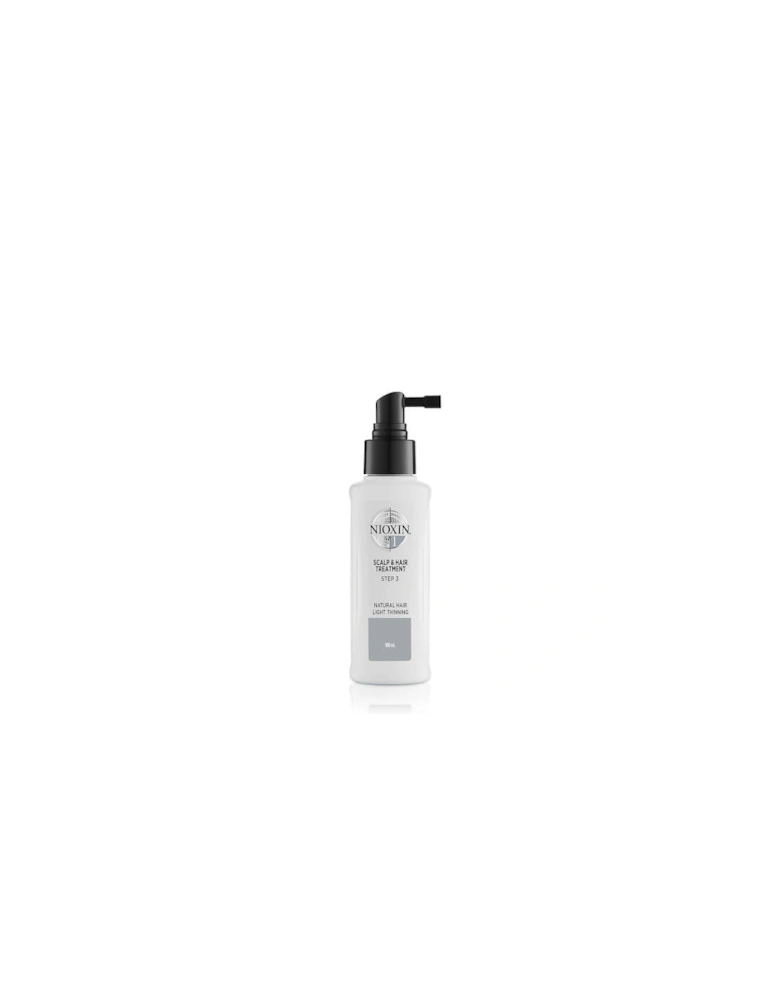 3-Part System 1 Scalp and Hair Treatment for Natural Hair with Light Thinning 100ml - NIOXIN