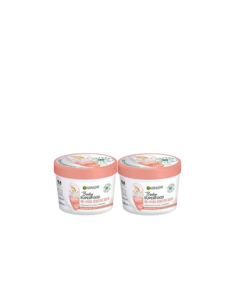 Body Superfood, Nourishing Body Cream, With Avocado and Omega 6, Body Cream for Dry Skin Duo