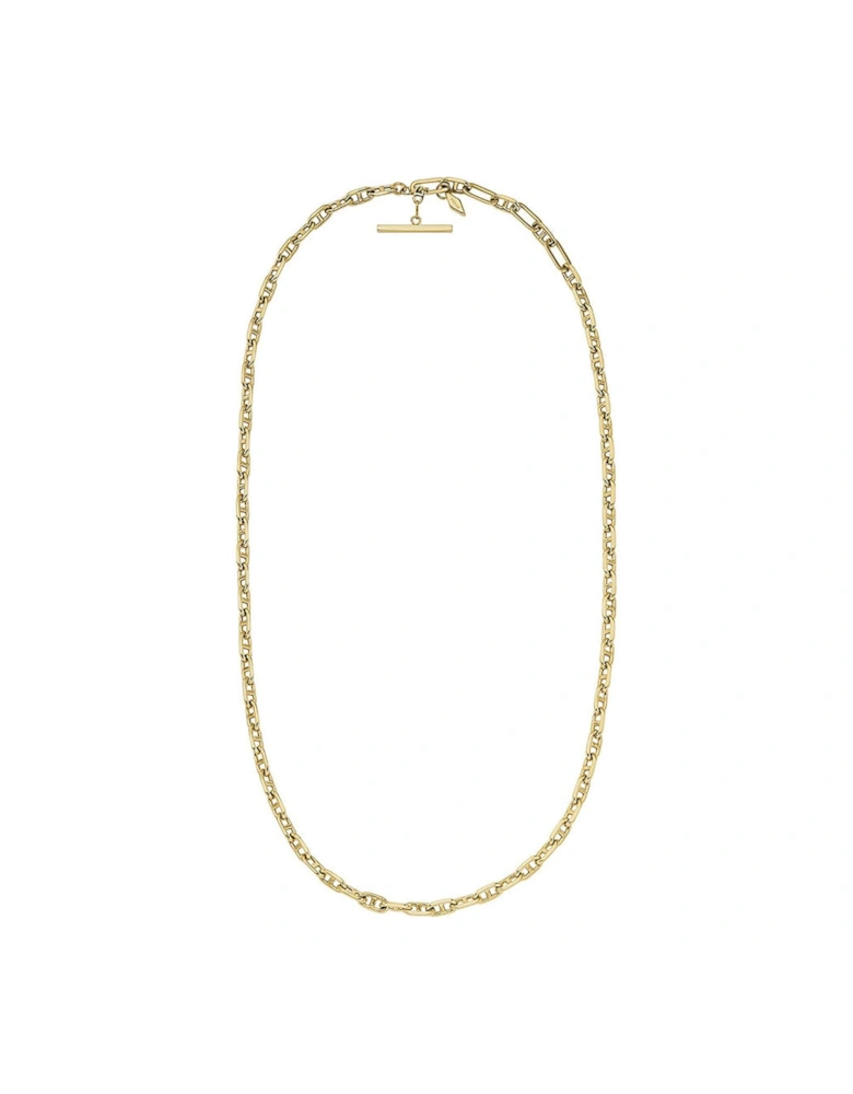 Heritage Gold Tone Stainless Steel Necklace