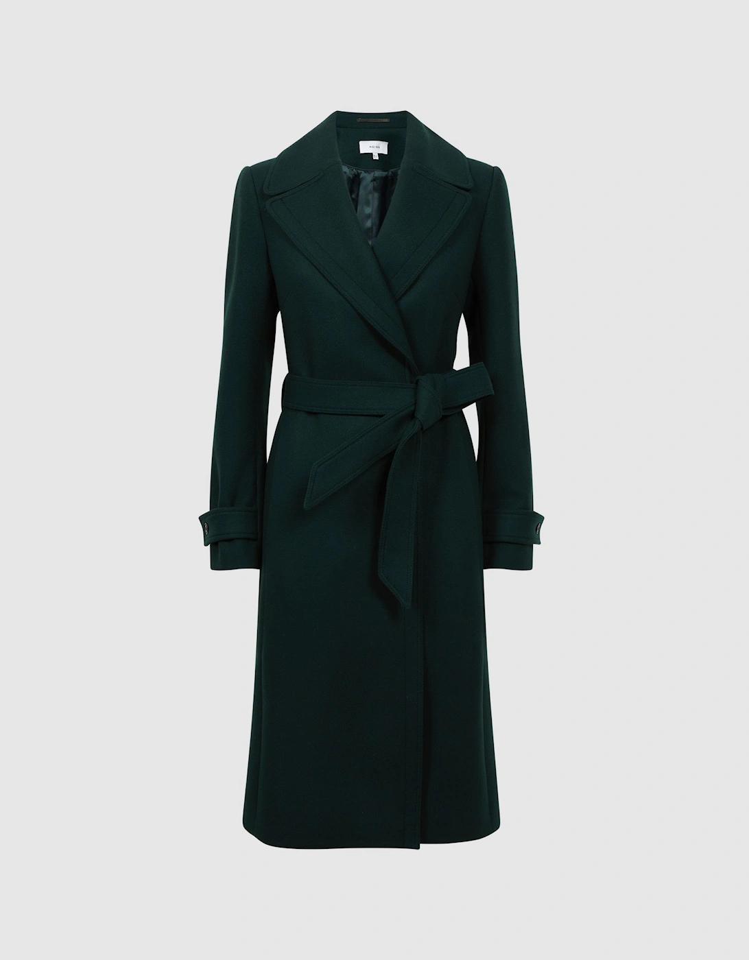 Relaxed Wool Single Breasted Belted Coat, 2 of 1