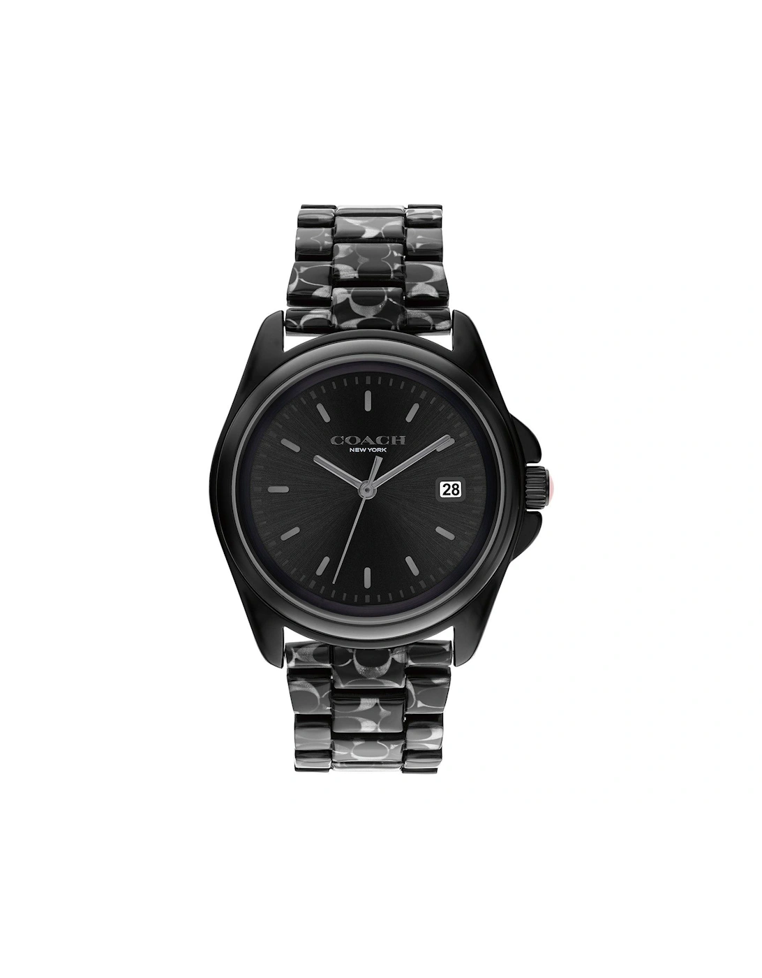 Ladies Greyson IP Acetate Bracelet Watch - Black, 3 of 2