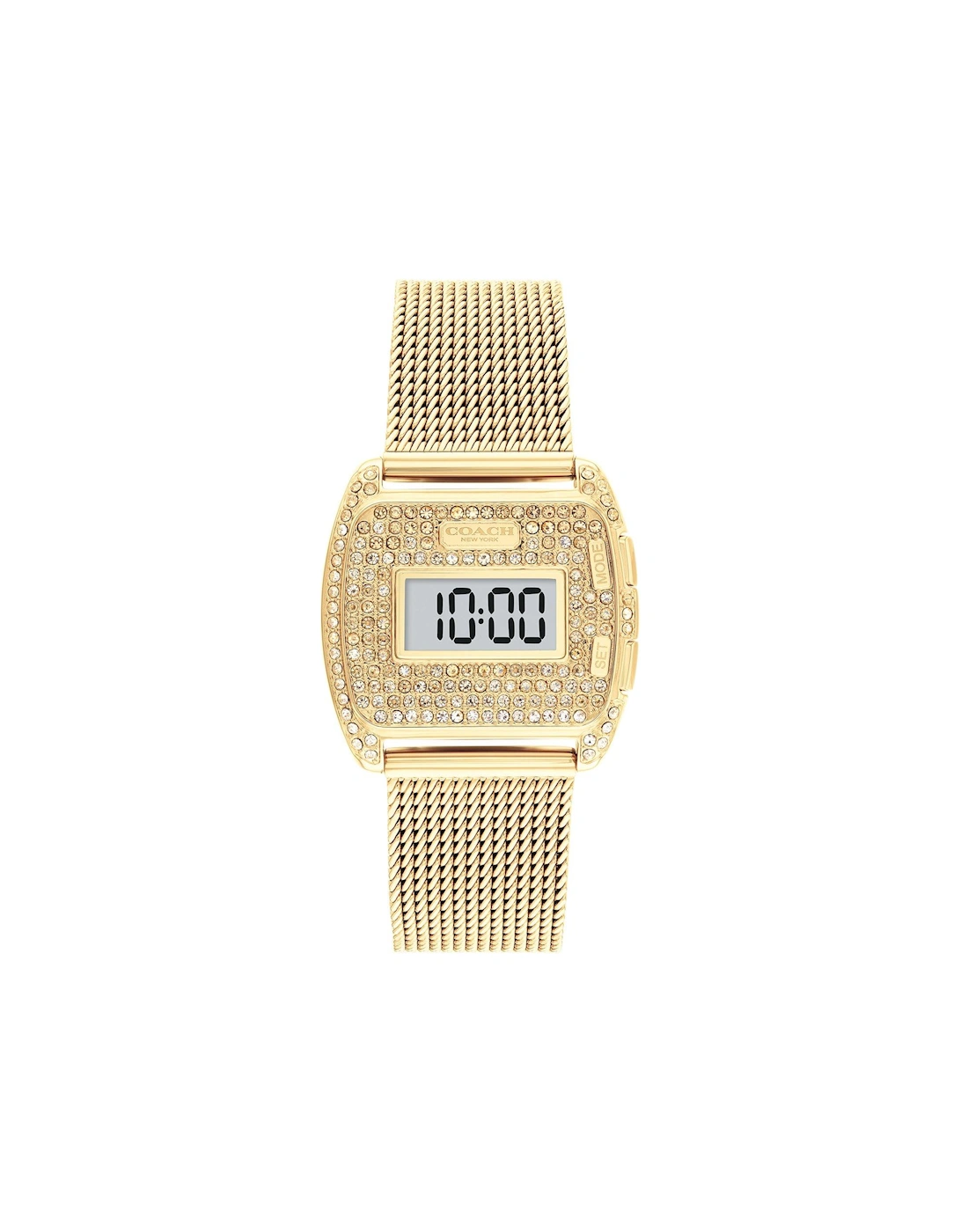 Ladies Darcy Gold Tone Digital Watch, 3 of 2