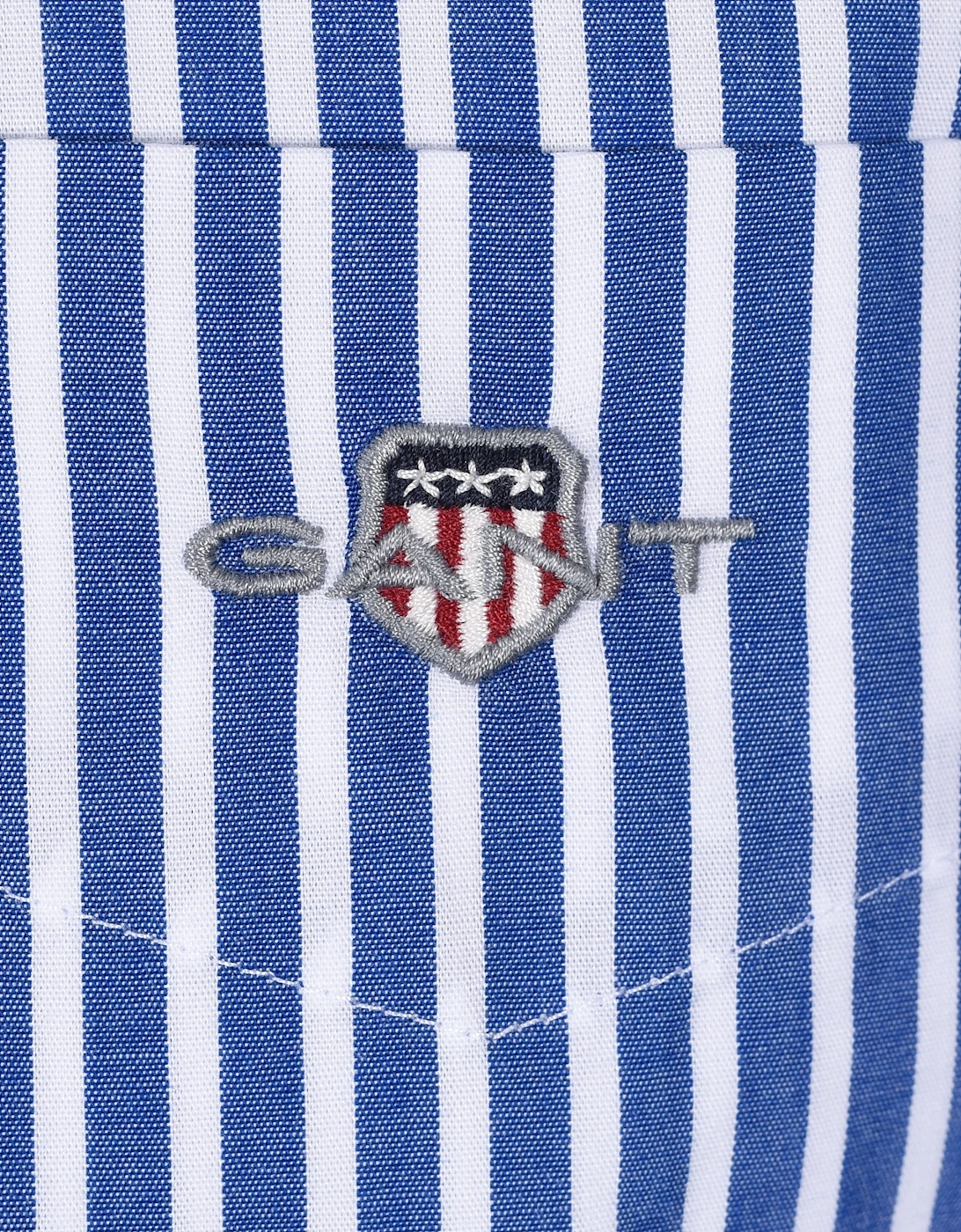 Reg Poplin Stripe Shirt College Blue