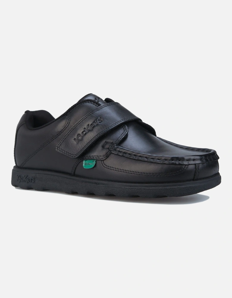 Junior Boys Fragma Strap Leather Shoe