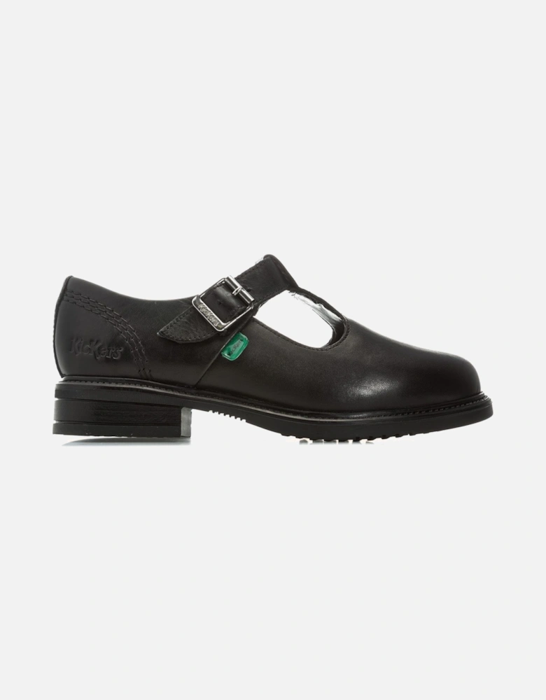 Children Girls Lach T-Bar Leather Shoes