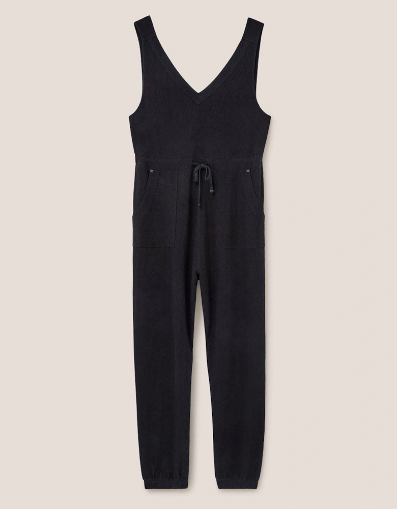 Lainey Jersey Jumpsuit - Black
