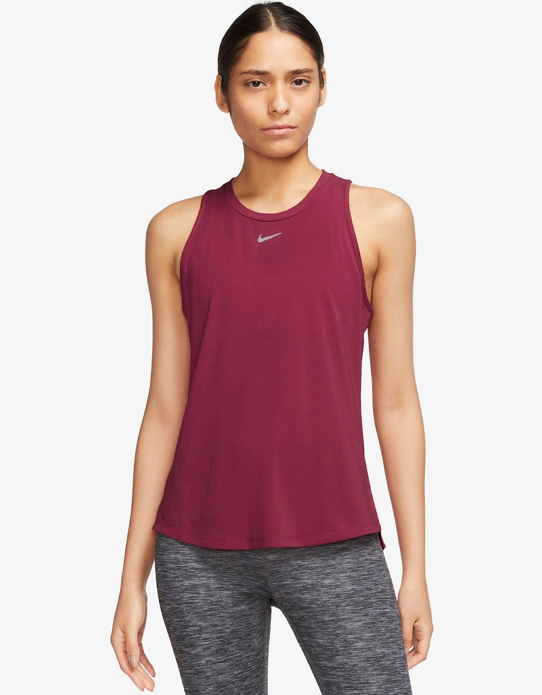 Dri-FIT One Luxe Women's Standard Fit Tank Top - Red, 5 of 4