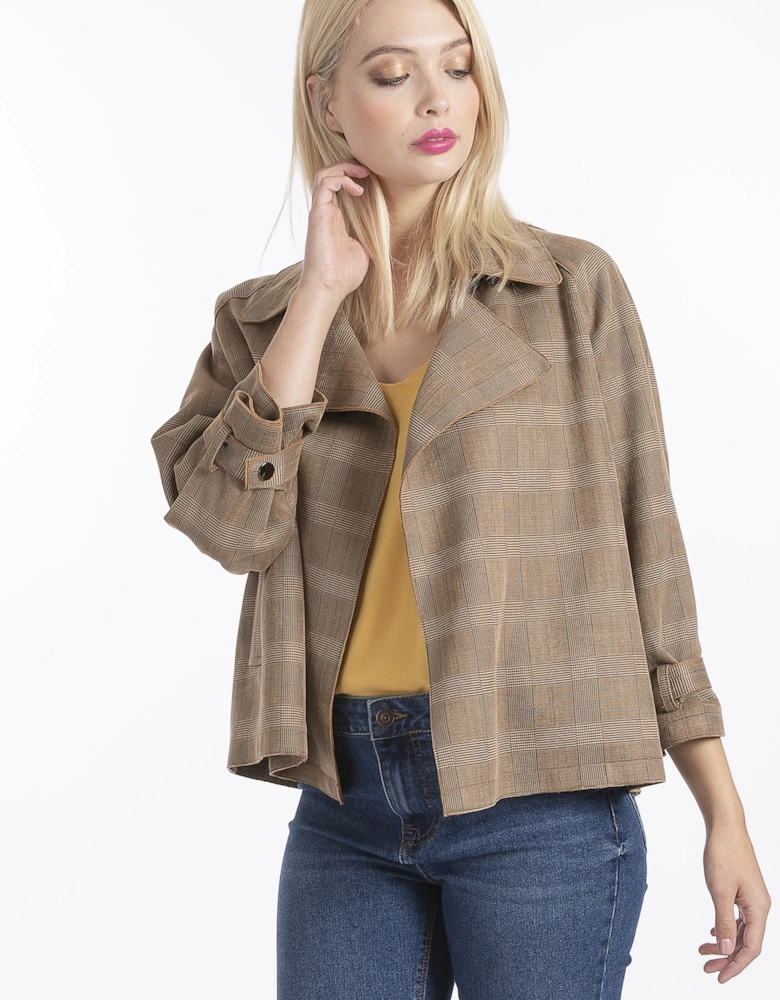 Mocha Luxury Faux Suede Jacket