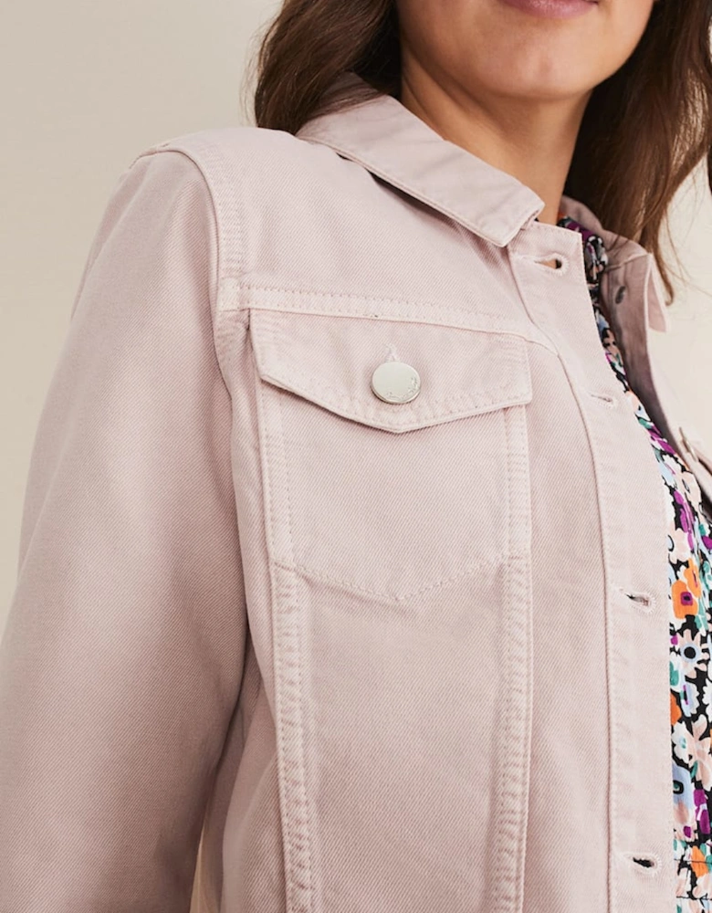 Caitlin Cropped Denim Jacket