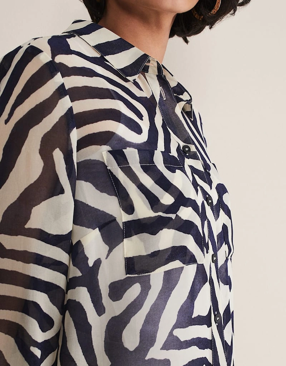 Isabella Zebra Print Blouse