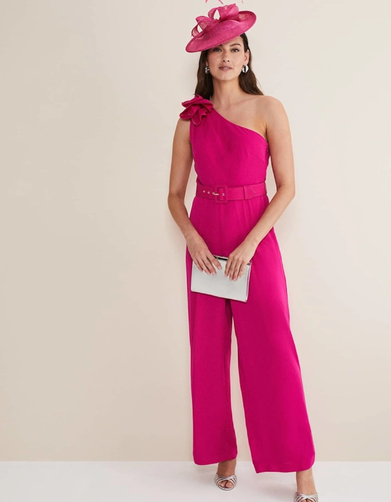 Luisa One Shoulder Jumpsuit