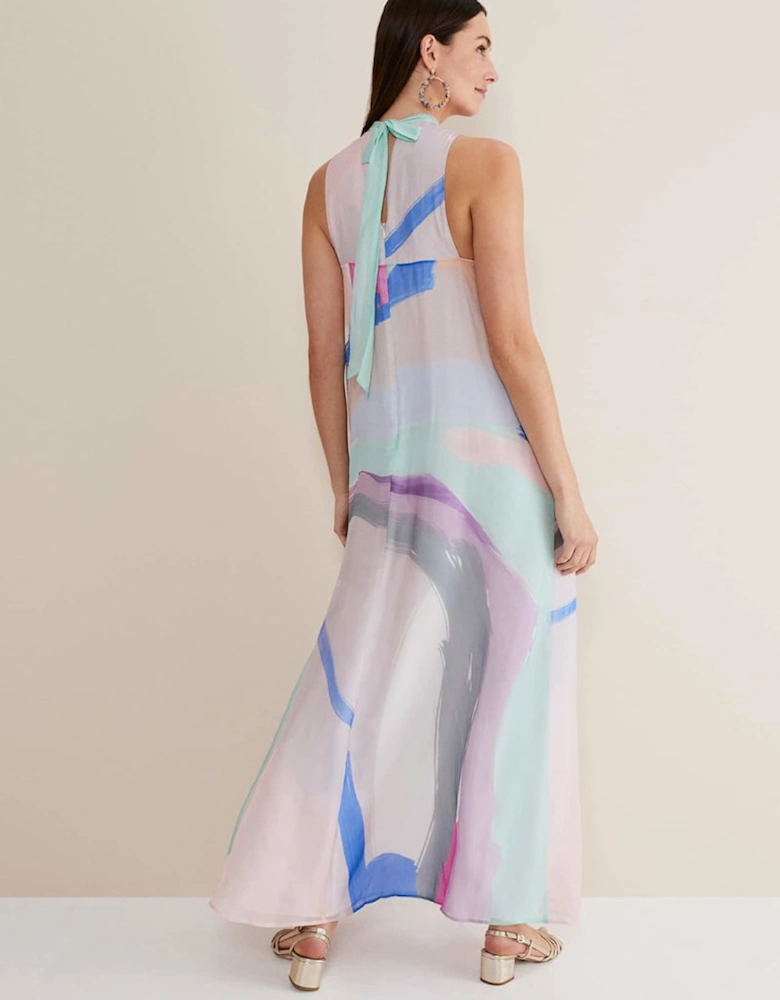 Ronnie Abstract Maxi Dress