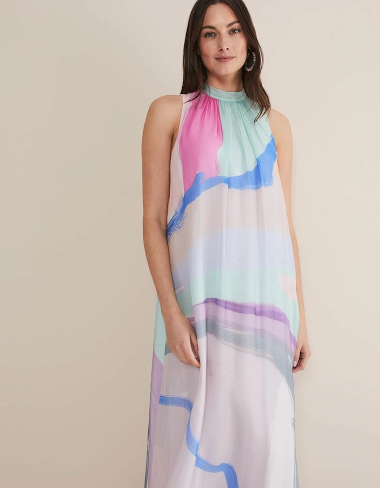 Ronnie Abstract Maxi Dress
