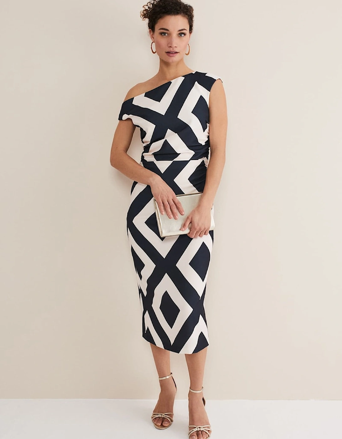 Posy Geo Fitted Dress