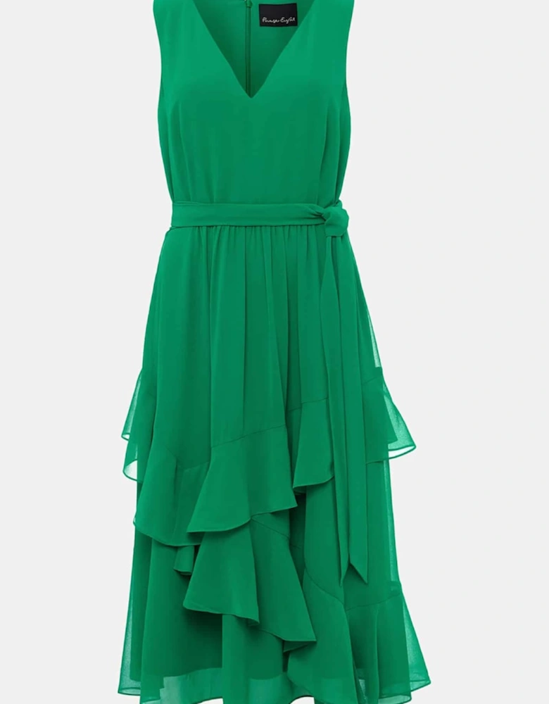 Breesha Green Midaxi Dress