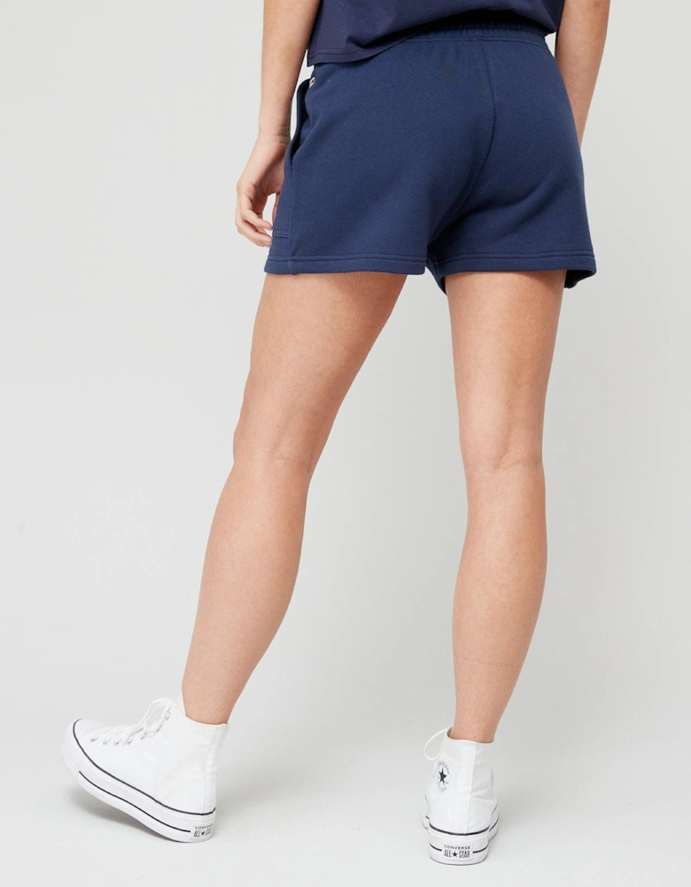 Relaxed Worldwide Sweat Shorts - Navy