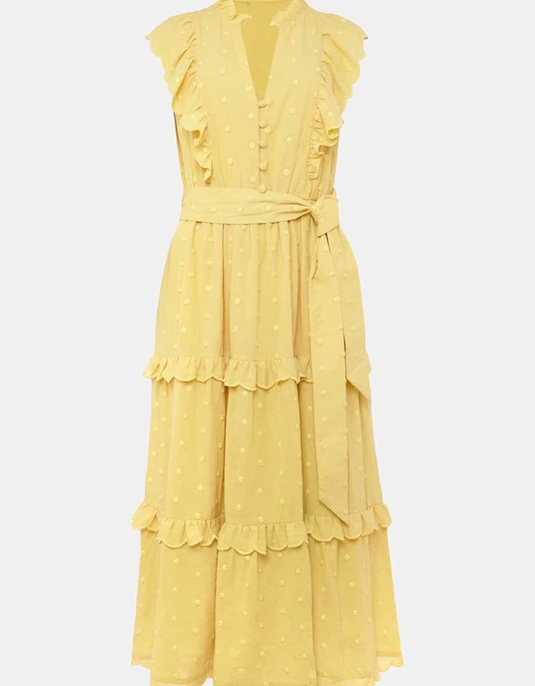 Parissa Cotton Frill Dress