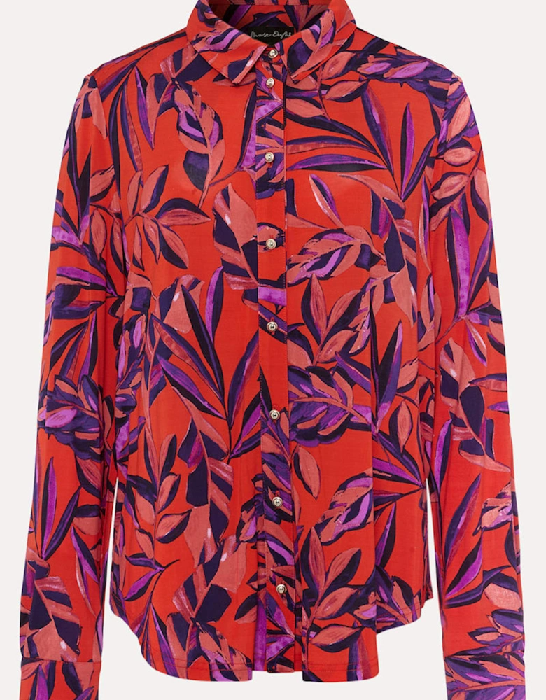 Shareen Leaf Print Shirt