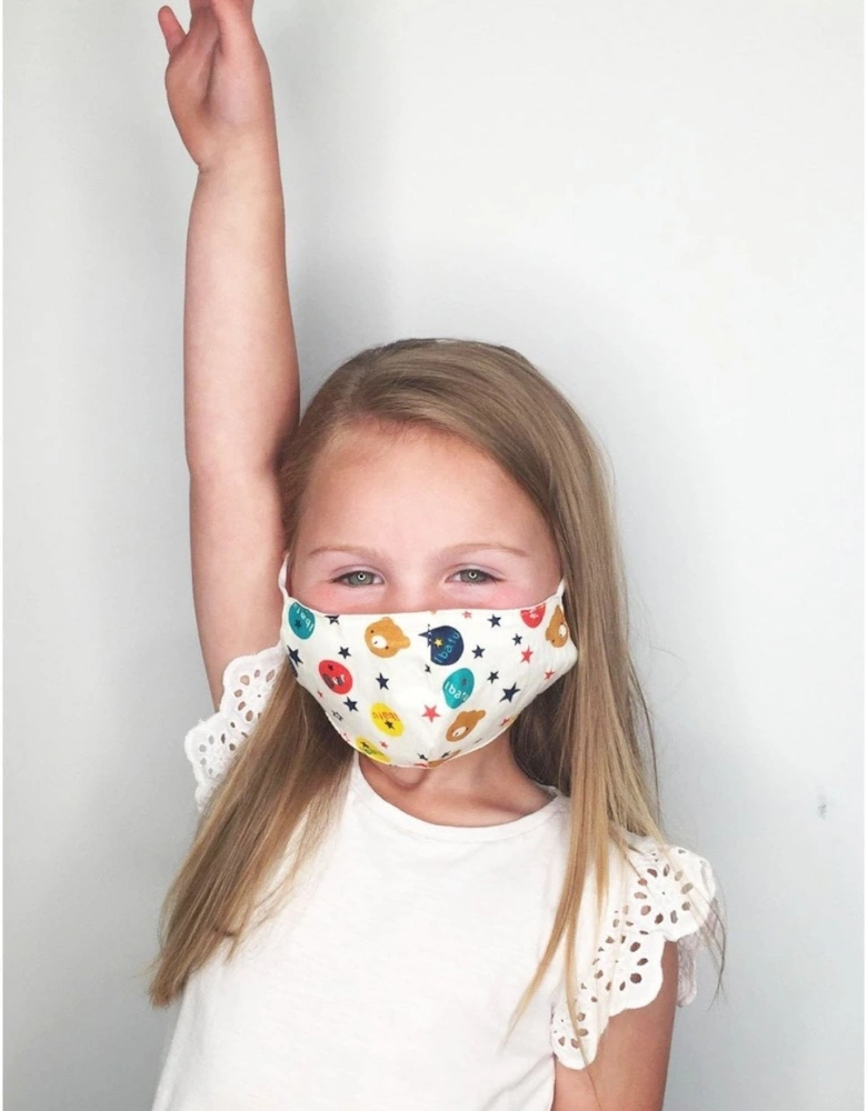 Cream Childrens Fashion Face Mask