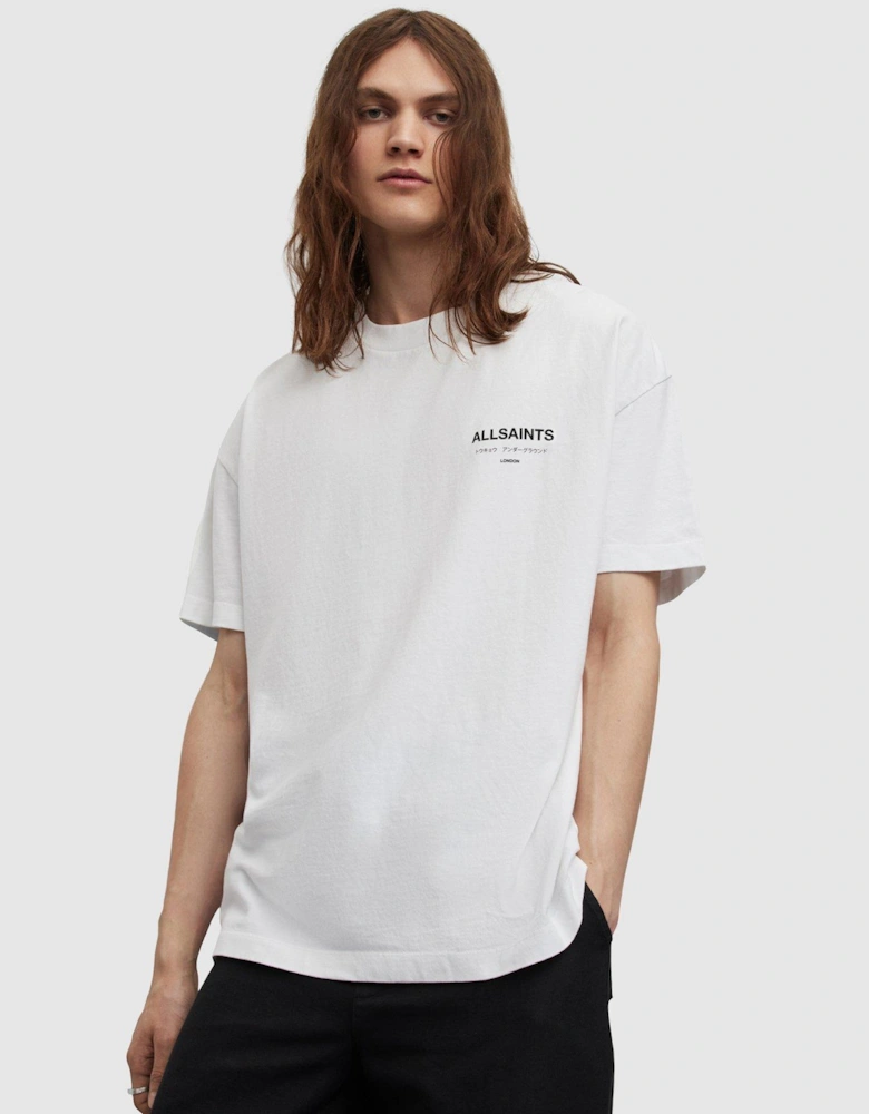 Underground Back Print T-Shirt - Off White