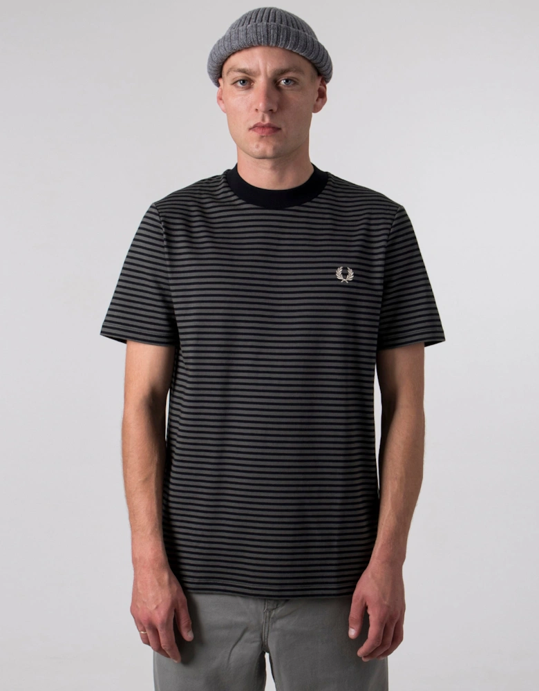 Fine Stripe Heavy Weight T-Shirt