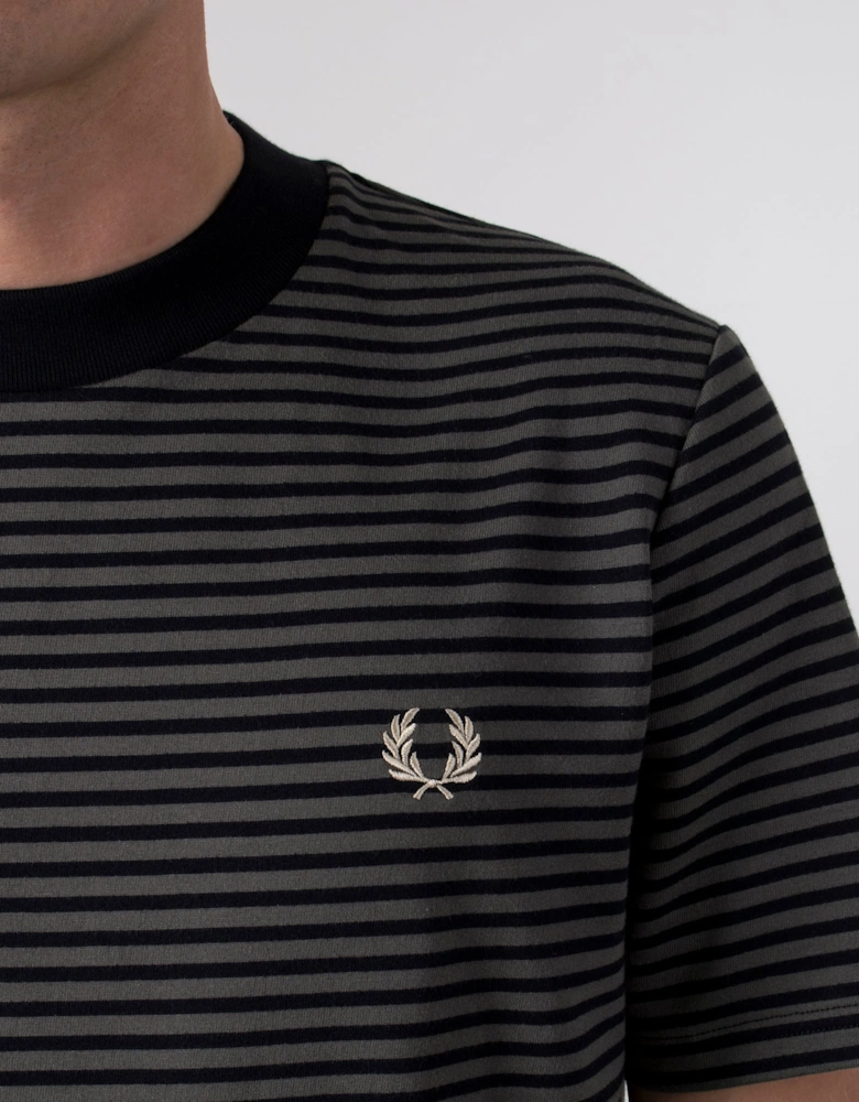 Fine Stripe Heavy Weight T-Shirt